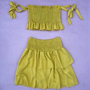 Mustard Color 2 Piece Set